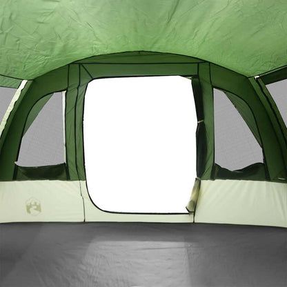 vidaXL Tunnel-Familienzelt 8 Personen Grün Wasserdicht