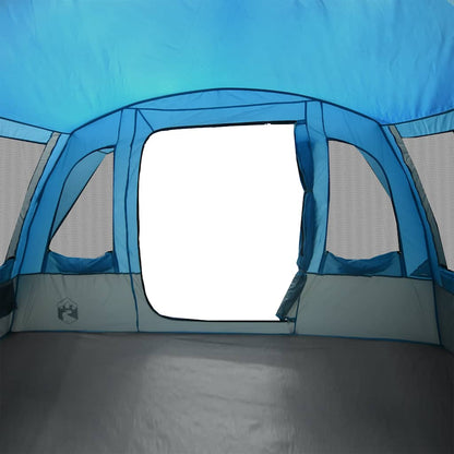 vidaXL Tunnel-Familienzelt 8 Personen Blau Wasserdicht