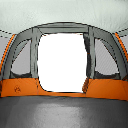 vidaXL Tunnel-Familienzelt 8 Personen Grau Wasserdicht