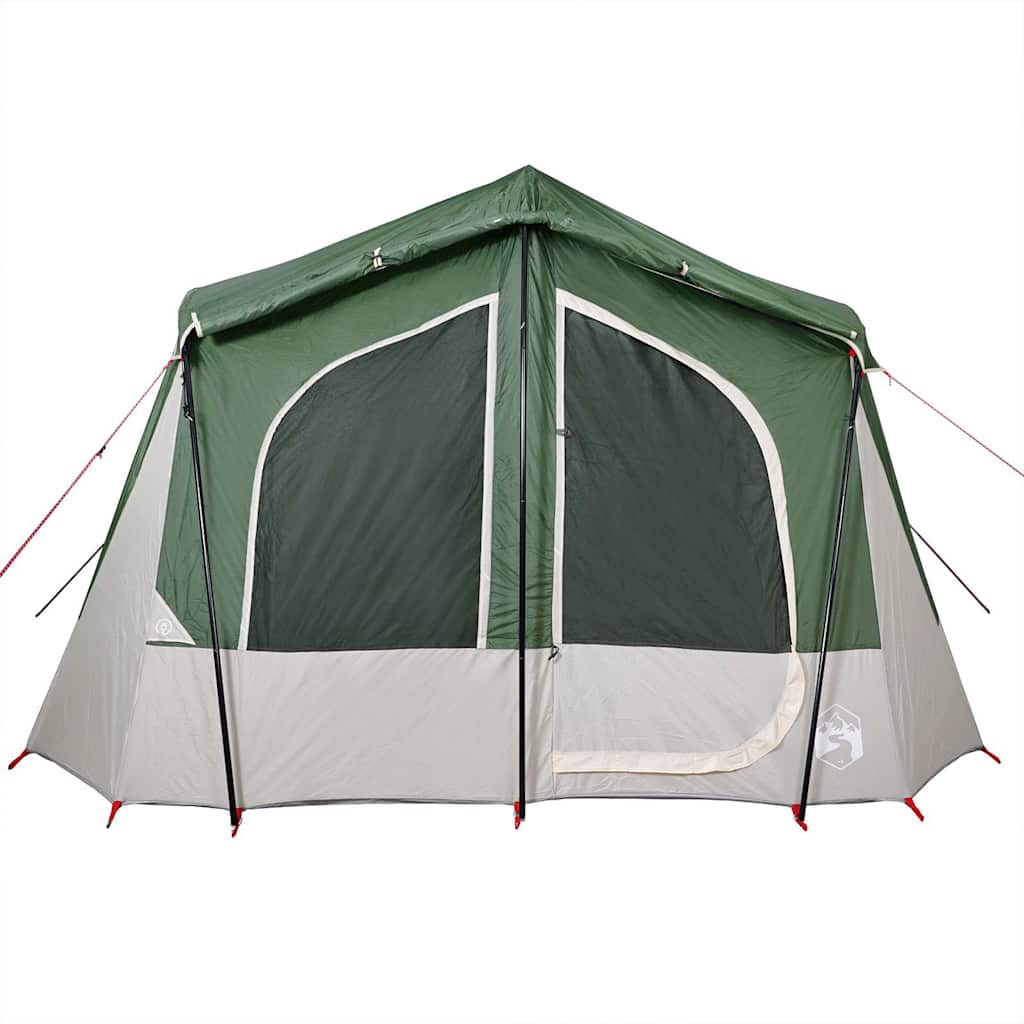 vidaXL Campingzelt 5 Personen Grün Wasserdicht
