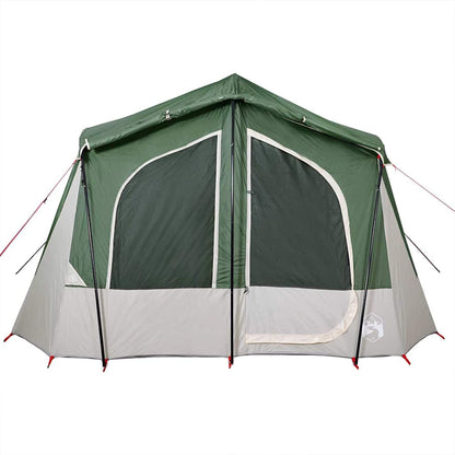 vidaXL Campingzelt 5 Personen Grün Wasserdicht