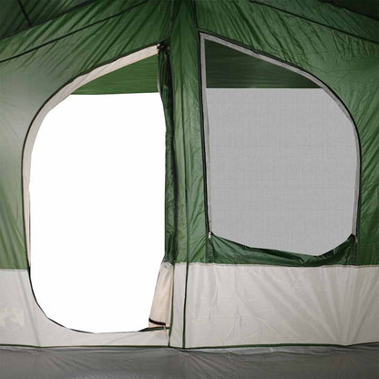 vidaXL Campingzelt 5 Personen Grün Wasserdicht
