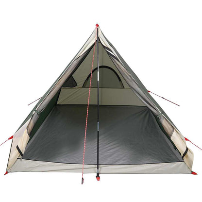 vidaXL Camping-Keilzelt 2 Personen Grün Wasserdicht