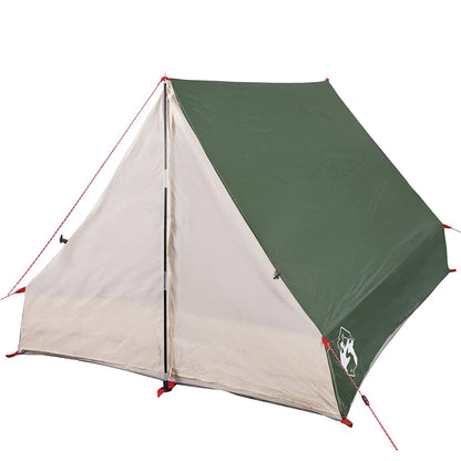 vidaXL Camping-Keilzelt 2 Personen Grün Wasserdicht