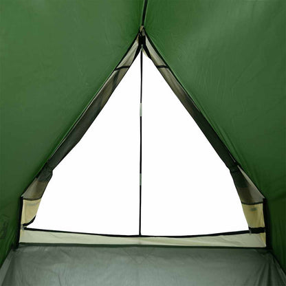 vidaXL Camping-Keilzelt 2 Personen Grün Wasserdicht