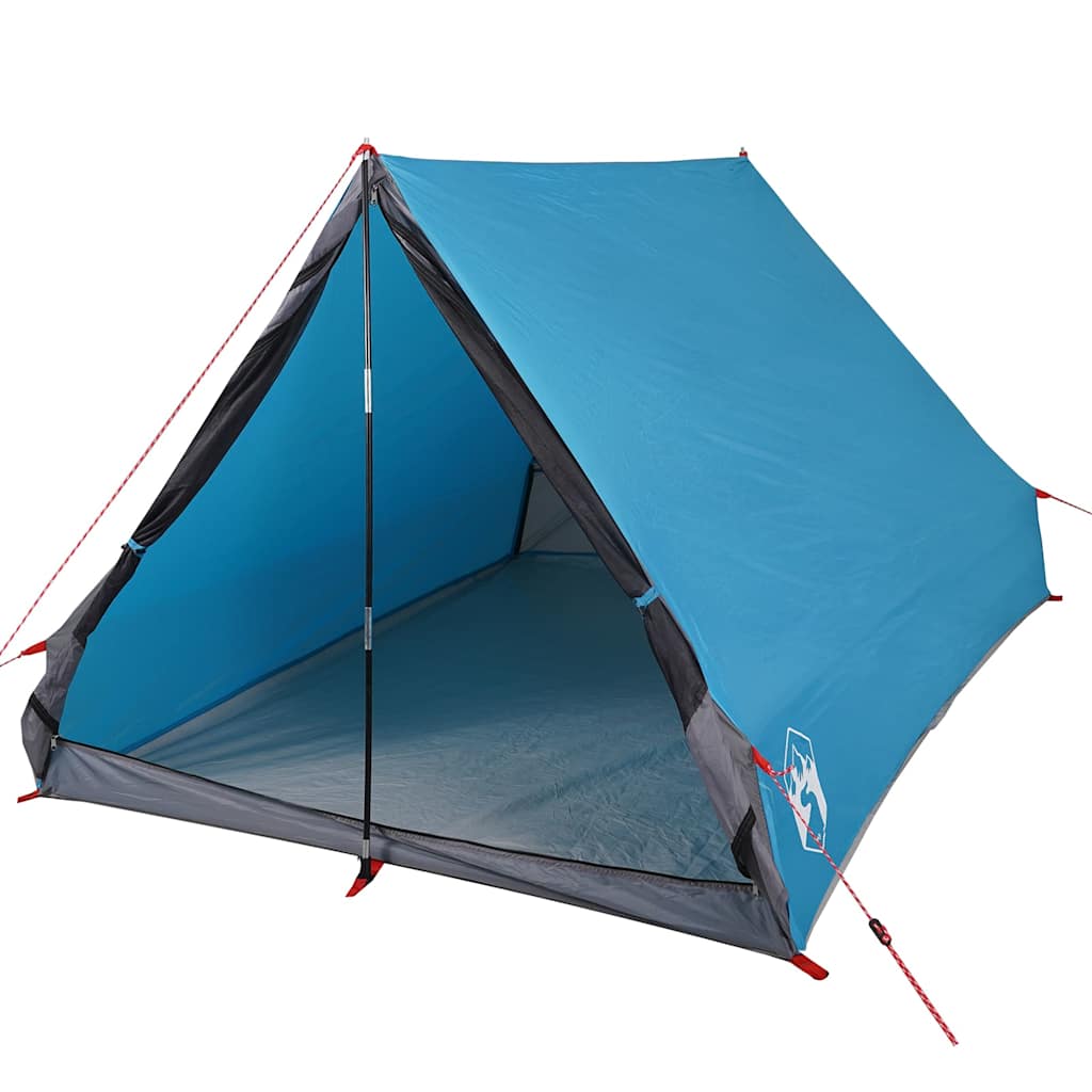vidaXL Camping-Keilzelt 2 Personen Blau Wasserdicht