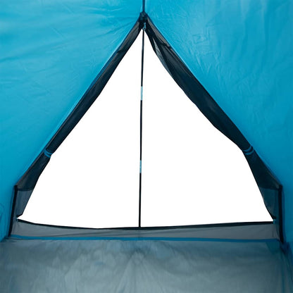 vidaXL Camping-Keilzelt 2 Personen Blau Wasserdicht