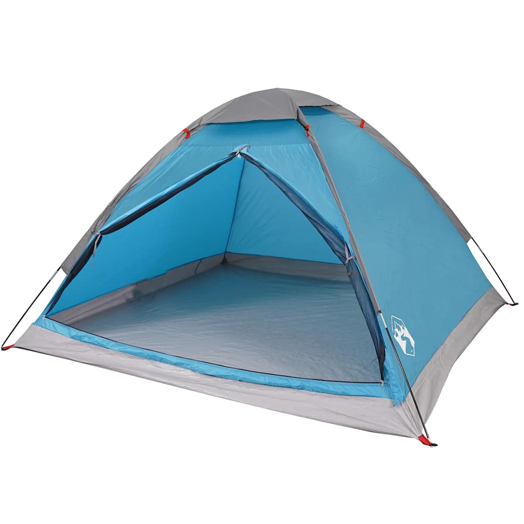 vidaXL Kuppel-Campingzelt 2 Personen Blau Wasserdicht
