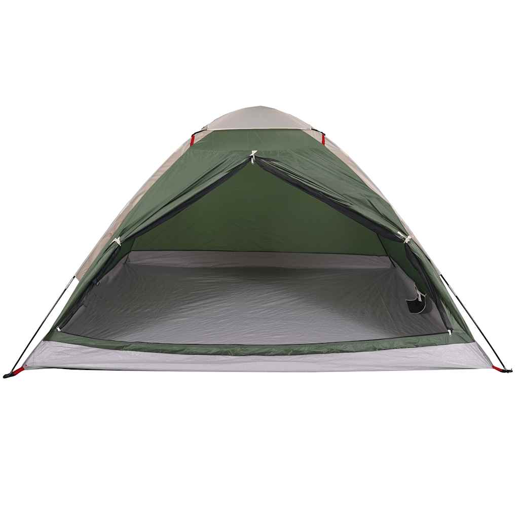 vidaXL Kuppel-Campingzelt 4 Personen Grün Wasserdicht