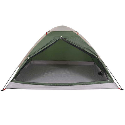 vidaXL Kuppel-Campingzelt 4 Personen Grün Wasserdicht