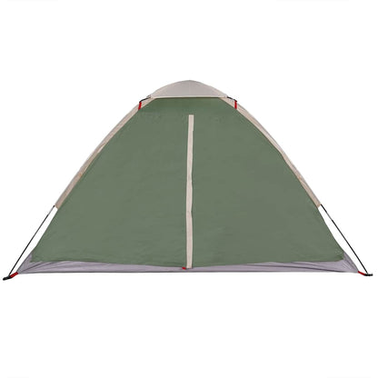 vidaXL Kuppel-Campingzelt 4 Personen Grün Wasserdicht