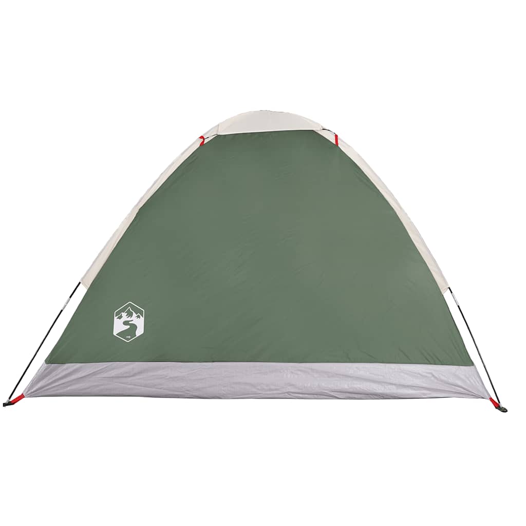 vidaXL Kuppel-Campingzelt 4 Personen Grün Wasserdicht