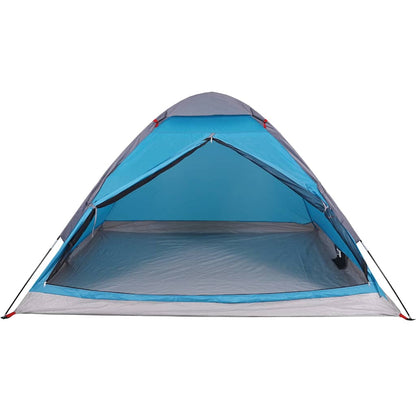 vidaXL Kuppel-Campingzelt 4 Personen Blau Wasserdicht