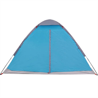 vidaXL Kuppel-Campingzelt 4 Personen Blau Wasserdicht