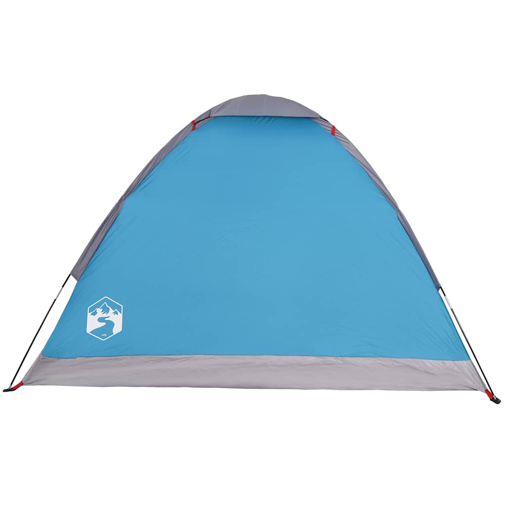 vidaXL Kuppel-Campingzelt 4 Personen Blau Wasserdicht