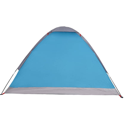 vidaXL Kuppel-Campingzelt 4 Personen Blau Wasserdicht