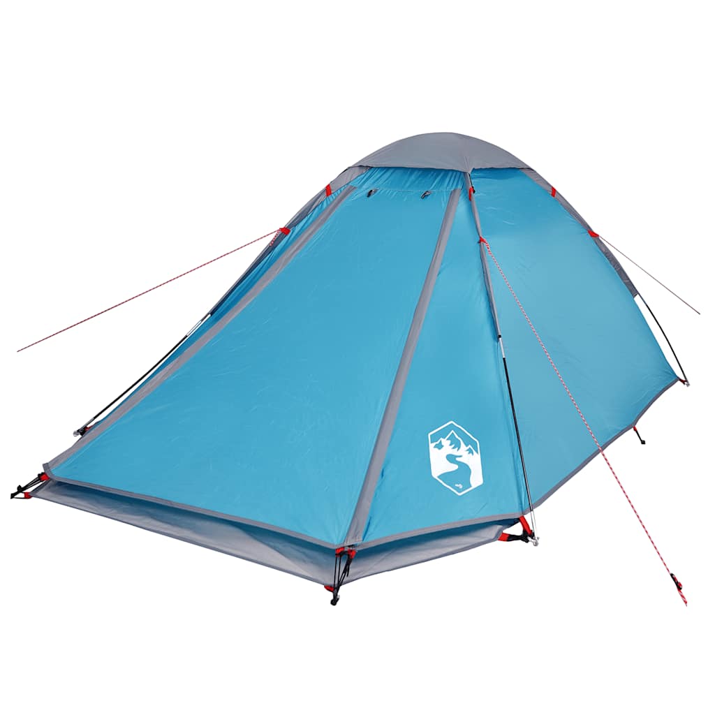 vidaXL Kuppel-Campingzelt 2 Personen Blau Wasserdicht