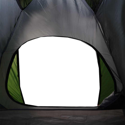 vidaXL Tente de camping dôme 4 personnes vert imperméable