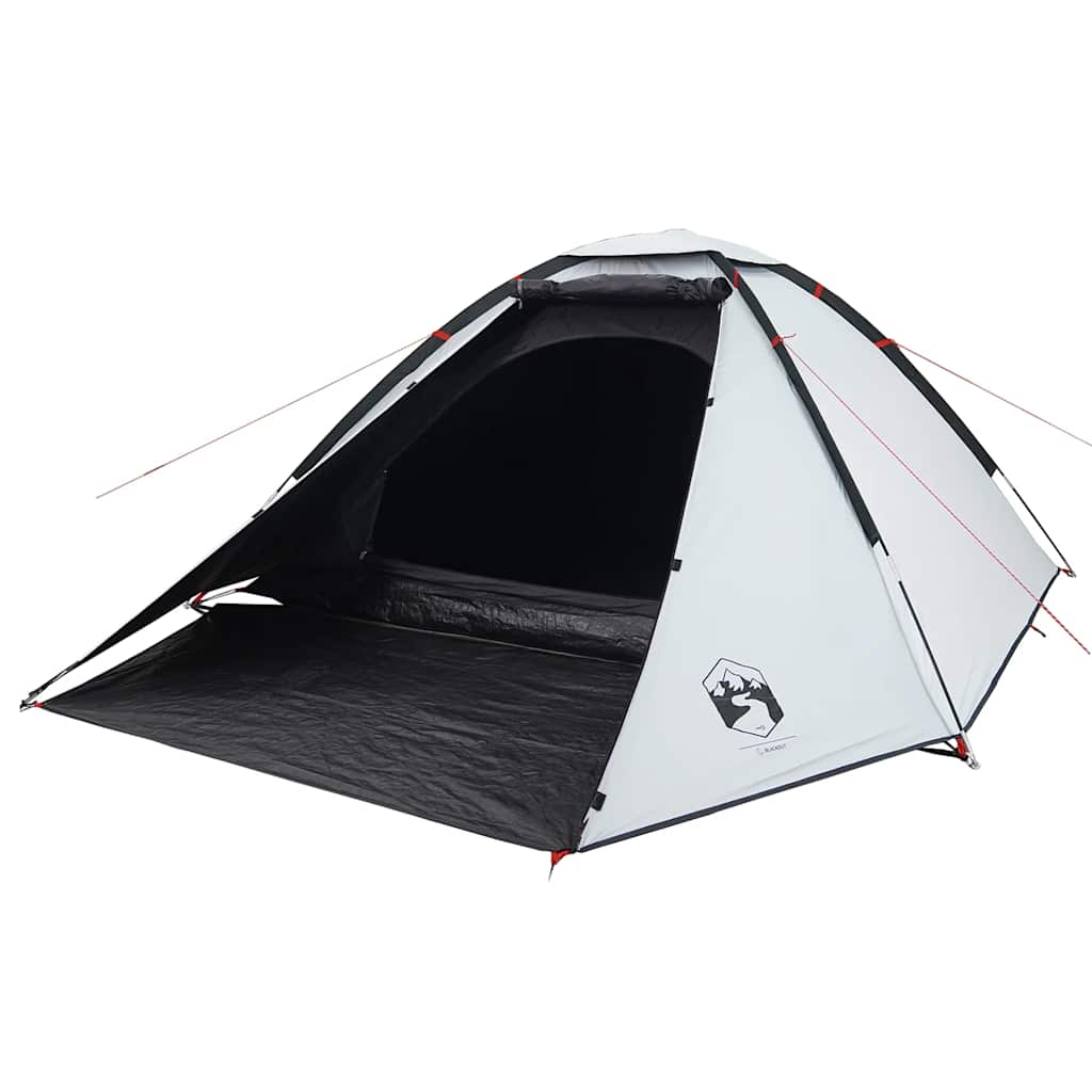 vidaXL Tente dôme de camping 4 personnes Blanc fonçé Étanche