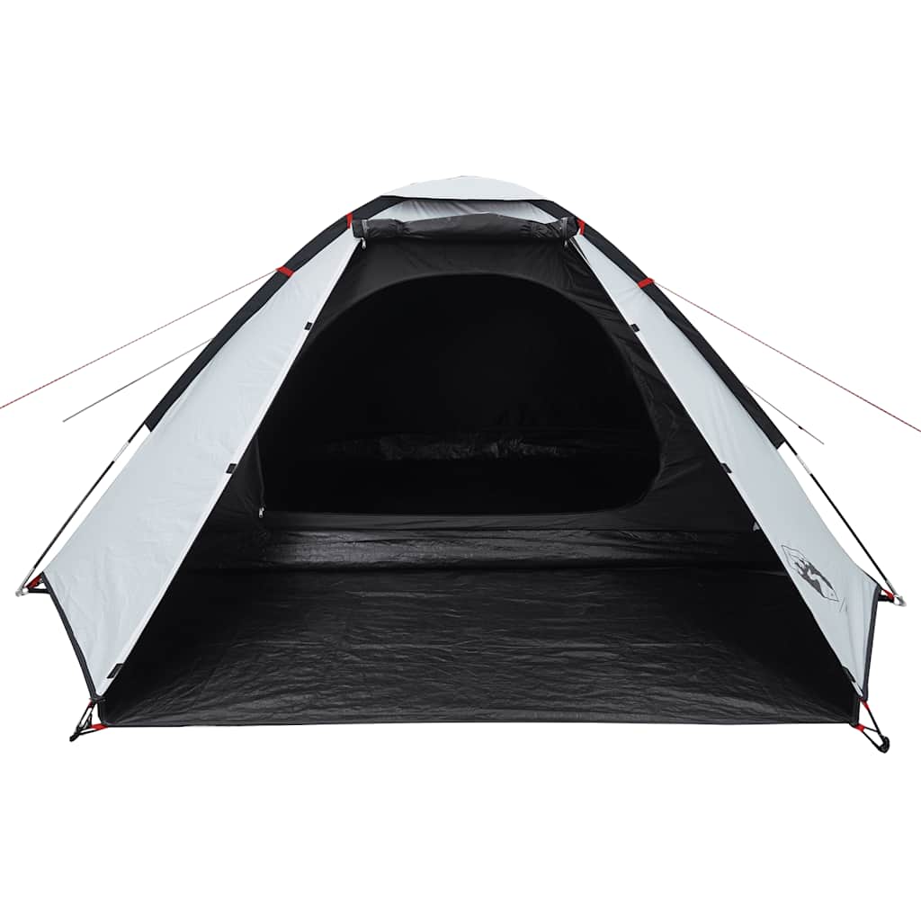 vidaXL Tente dôme de camping 4 personnes Blanc fonçé Étanche