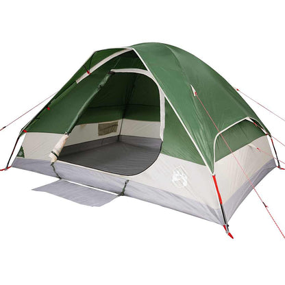 vidaXL Kuppel-Campingzelt 4 Personen Grün Wasserdicht