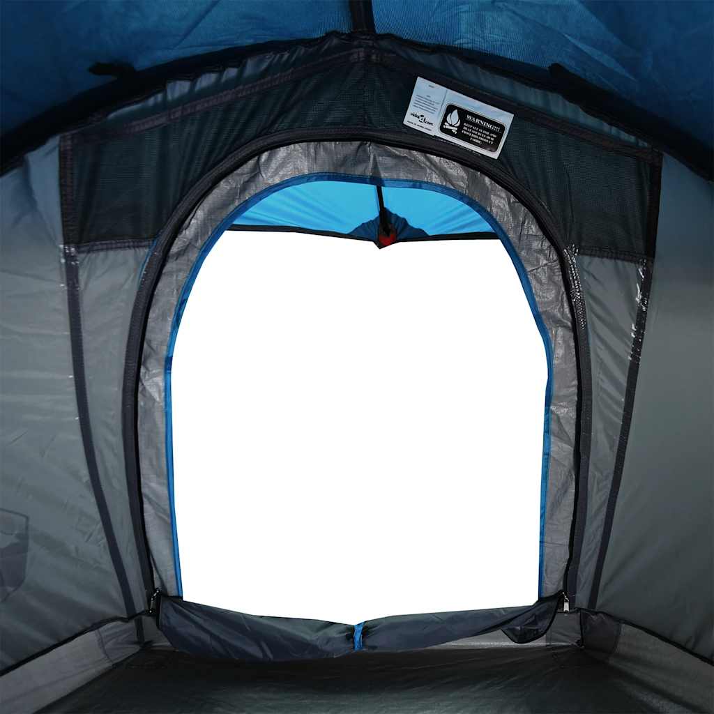 vidaXL Kuppel-Campingzelt 1 Person Blau Wasserdicht