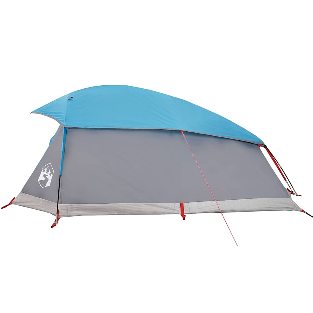 vidaXL Kuppel-Campingzelt 1 Person Blau Wasserdicht