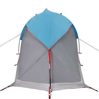 vidaXL Kuppel-Campingzelt 1 Person Blau Wasserdicht