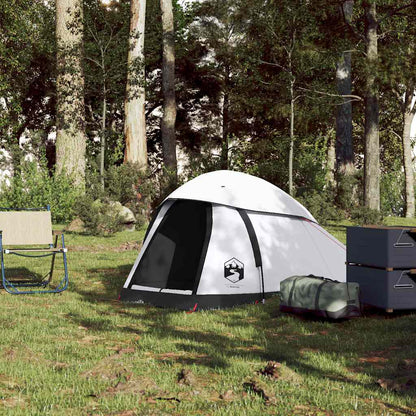 vidaXL Kuppel-Campingzelt 1 Person Weiß Verdunkelt Wasserdicht