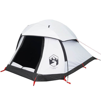vidaXL Kuppel-Campingzelt 1 Person Weiß Verdunkelt Wasserdicht