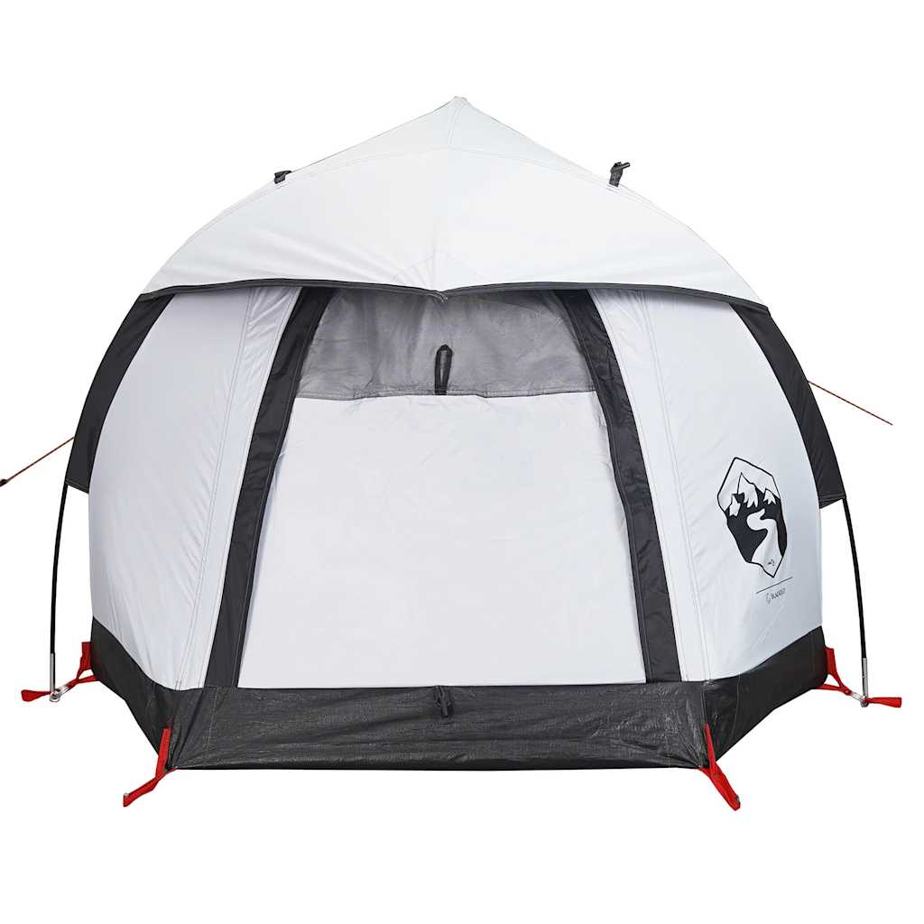 vidaXL Kuppel-Campingzelt 1 Person Weiß Verdunkelt Wasserdicht