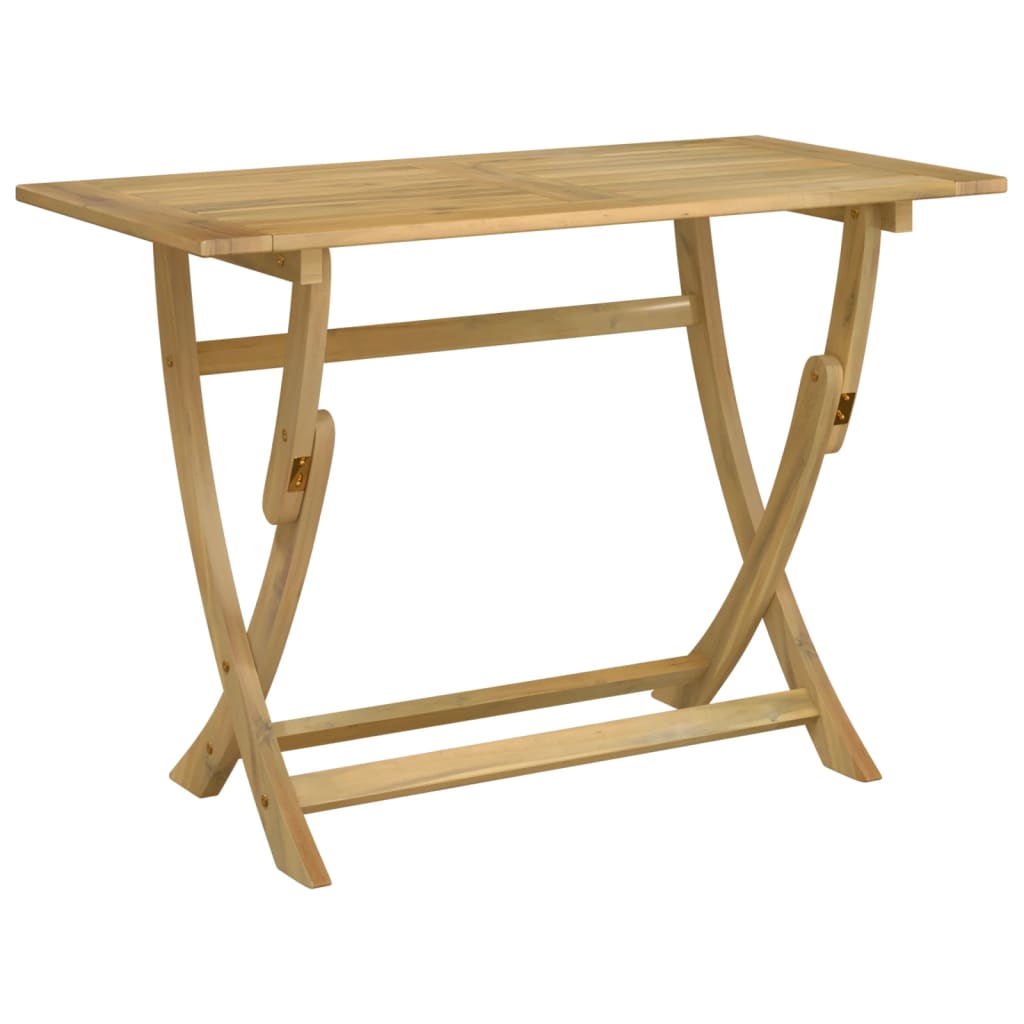 vidaXL Gartentisch Klappbar 110x55x75 cm Massivholz Akazie