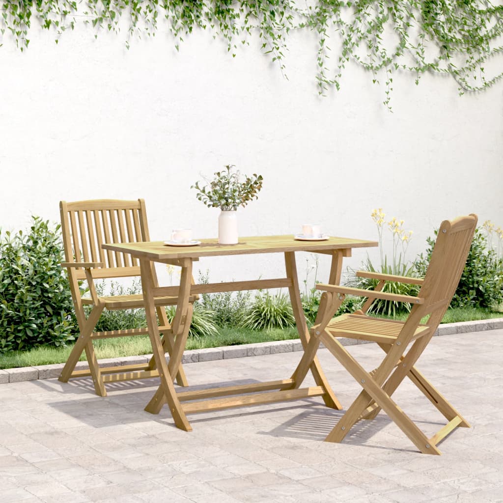 vidaXL Gartentisch Klappbar 110x55x75 cm Massivholz Akazie