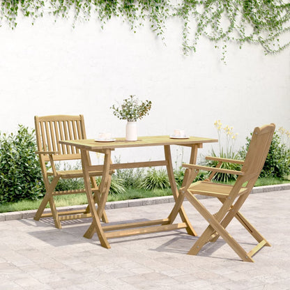 vidaXL Gartentisch Klappbar 110x55x75 cm Massivholz Akazie