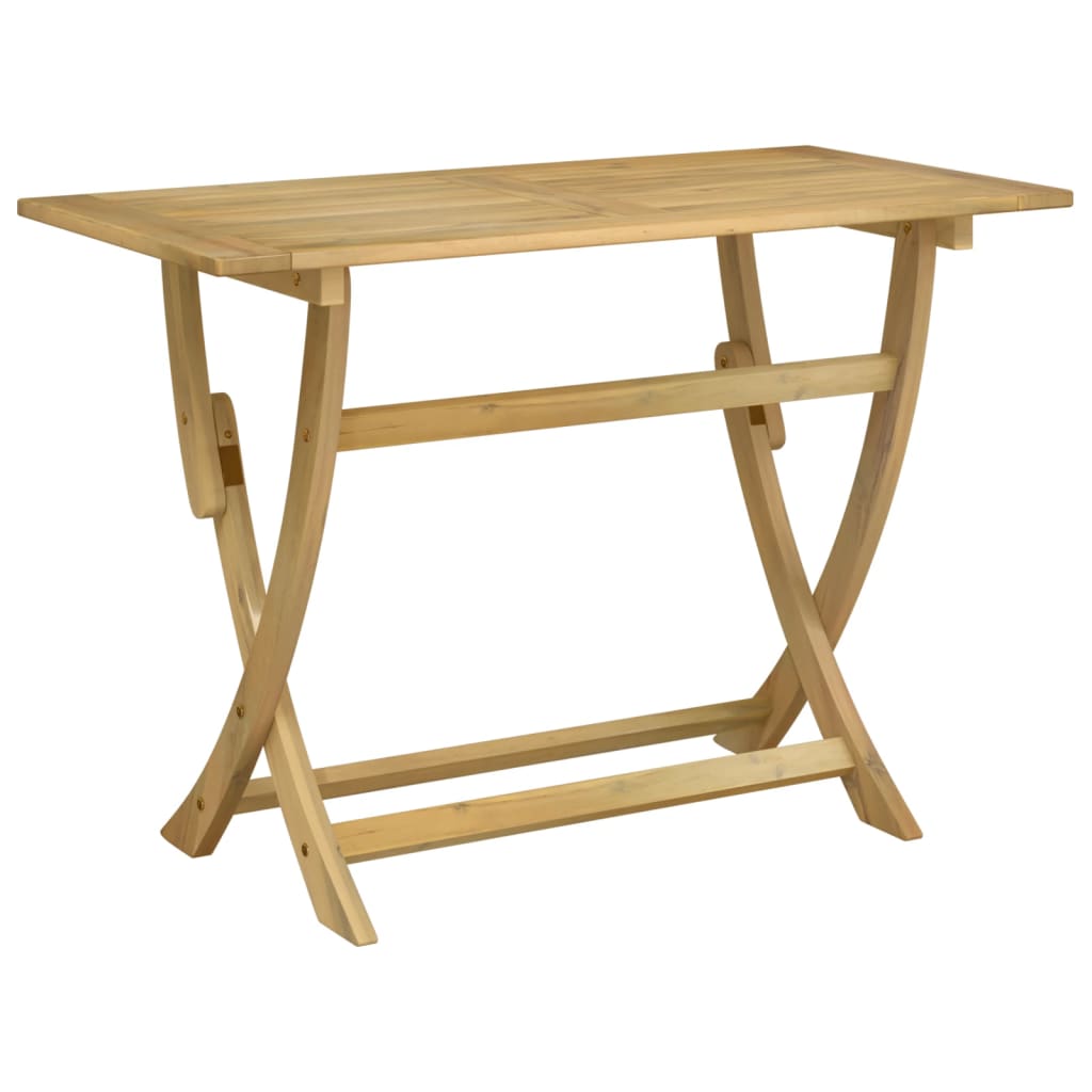 vidaXL Gartentisch Klappbar 110x55x75 cm Massivholz Akazie