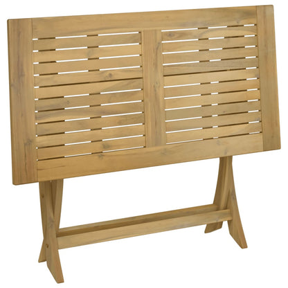 vidaXL Gartentisch Klappbar 110x55x75 cm Massivholz Akazie
