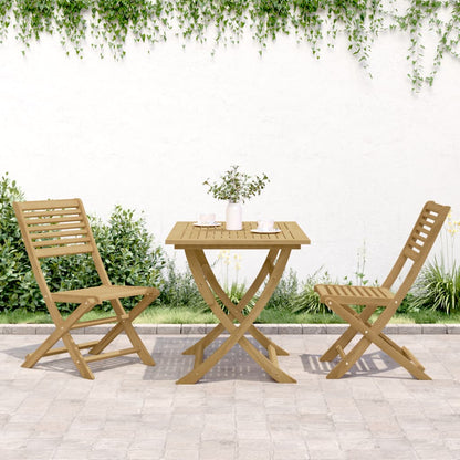 vidaXL Chaises de jardin 2 pcs Pliantes 48,5x61,5x87 cm Bois d'acacia massif