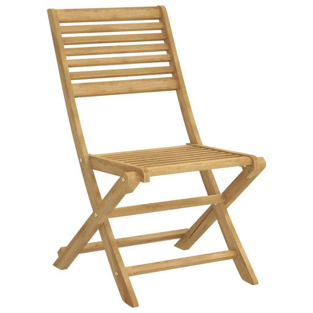 vidaXL Chaises de jardin 2 pcs Pliantes 48,5x61,5x87 cm Bois d'acacia massif