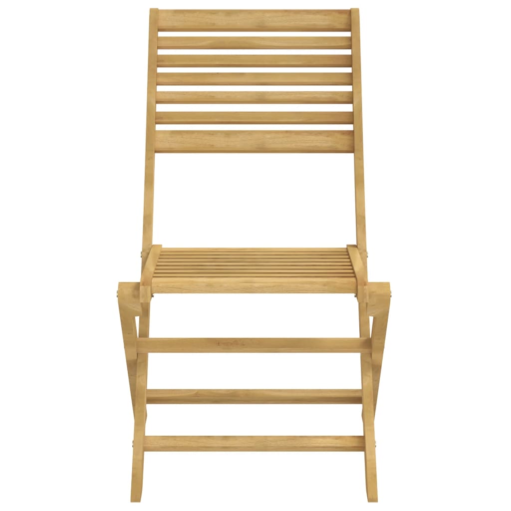 vidaXL Chaises de jardin 2 pcs Pliantes 48,5x61,5x87 cm Bois d'acacia massif
