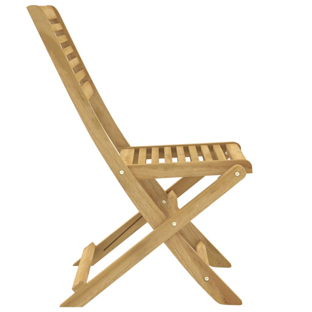vidaXL Chaises de jardin 2 pcs Pliantes 48,5x61,5x87 cm Bois d'acacia massif
