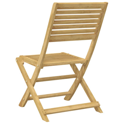 vidaXL Chaises de jardin 2 pcs Pliantes 48,5x61,5x87 cm Bois d'acacia massif