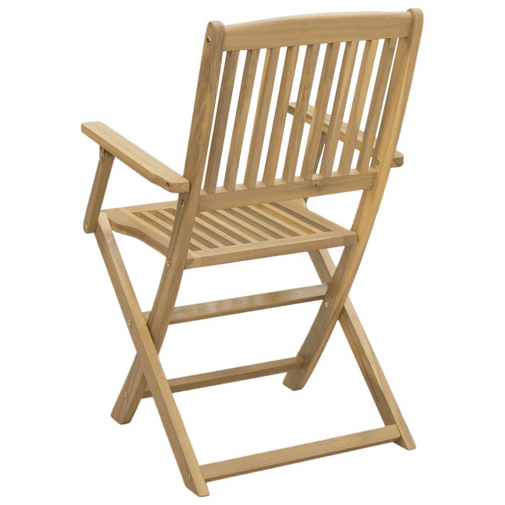 vidaXL Gartenstühle 2 Stk. Klappbar 54x61x88 cm Massivholz Akazie