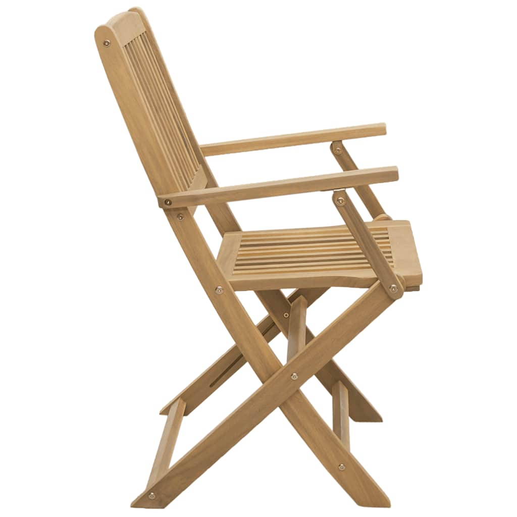 vidaXL Chaises de jardin 4 pcs Pliantes 54x61x88 cm Bois d'acacia massif