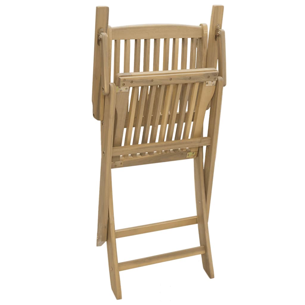 vidaXL Chaises de jardin 4 pcs Pliantes 54x61x88 cm Bois d'acacia massif