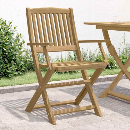 vidaXL Chaises de jardin 4 pcs Pliantes 54x61x88 cm Bois d'acacia massif