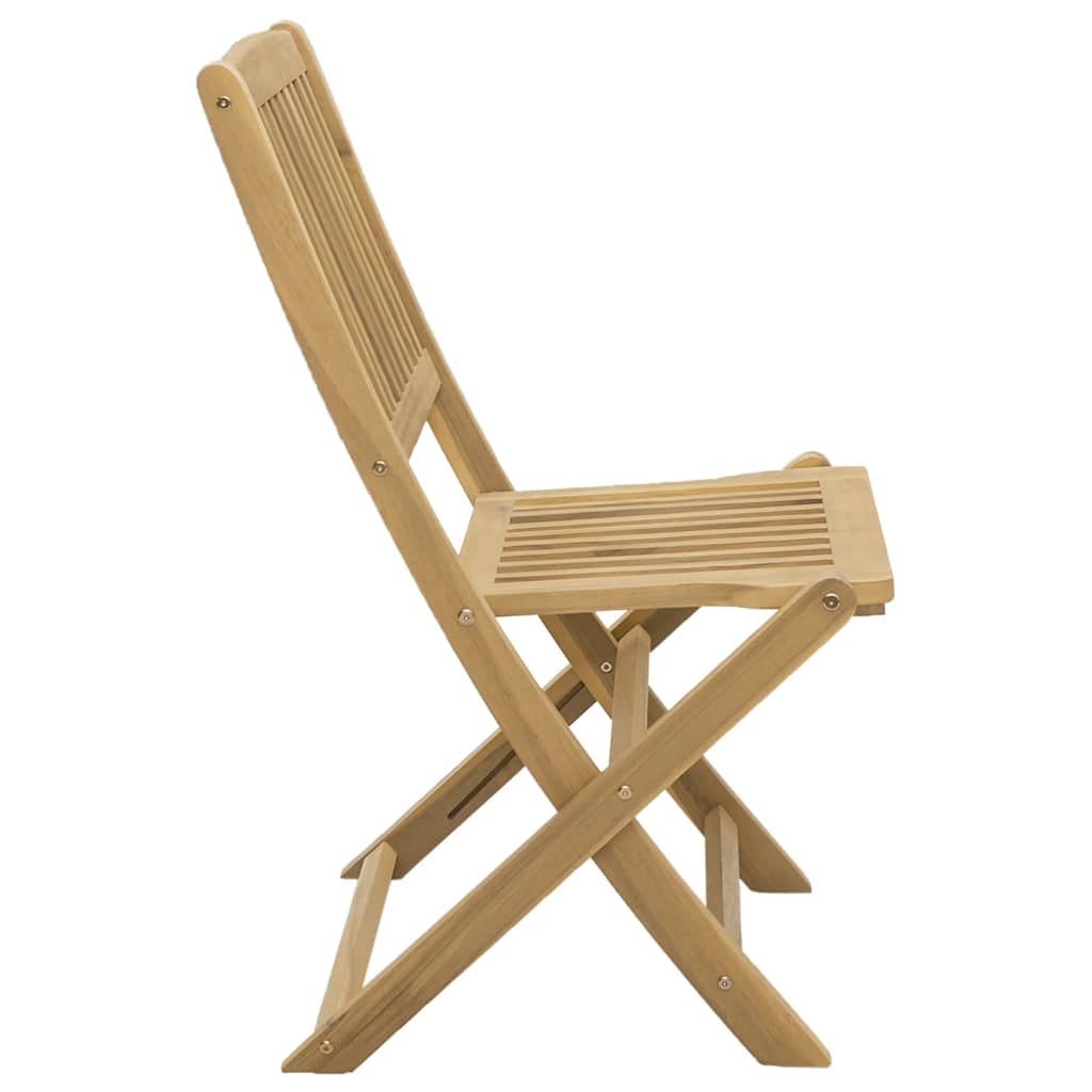 vidaXL Gartenstühle 2 Stk. Klappbar 44x50x88 cm Massivholz Akazie