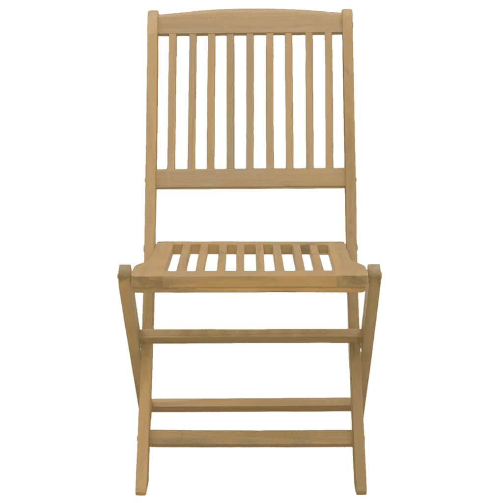 vidaXL Gartenstühle 4 Stk. Klappbar 57x49x90 cm Massivholz Akazie
