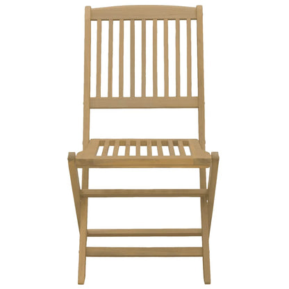 vidaXL Gartenstühle 4 Stk. Klappbar 57x49x90 cm Massivholz Akazie