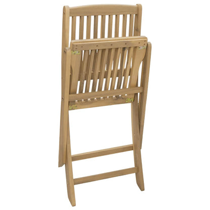 vidaXL Gartenstühle 4 Stk. Klappbar 57x49x90 cm Massivholz Akazie