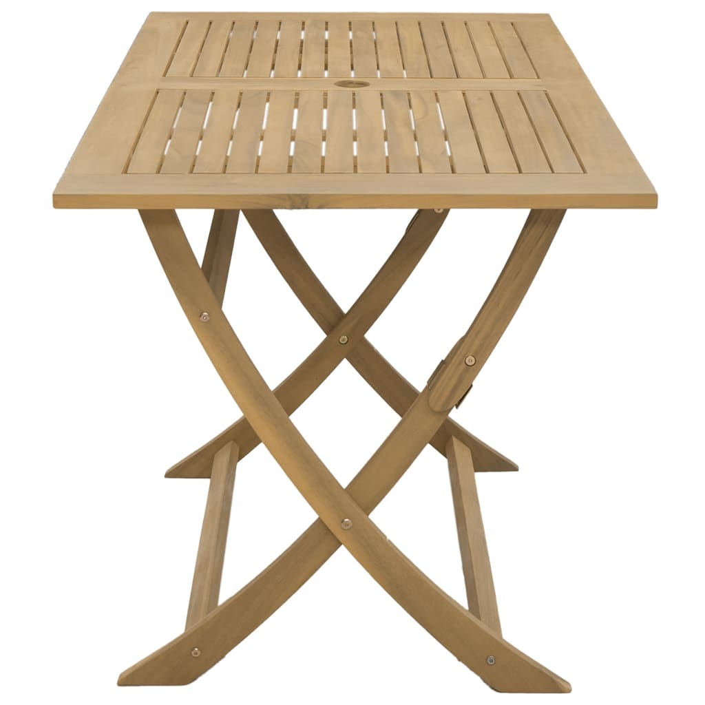 vidaXL Gartentisch Klappbar 120x70x75 cm Massivholz Akazie